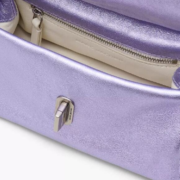 Marc Jacobs Lilac The Metallic Mini Dual Bag - Picture 10 of 11